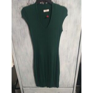 Joe & Elle V neck Dress medium y2k Green Boho Cozy